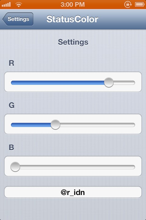 StatusColor: Cydia tweak free - Φωτογραφία 2