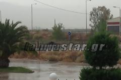 Ήρθαν τα πρωτοβρόχια στη Λαμία