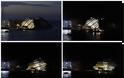 «Όρθιο» το Costa Concordia – Εντυπωσιακές ΦΩΤΟ