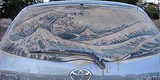 PHOTO GALLERY: Απίστευτα έργα τέχνης σε σκονισμένα αυτοκίνητα - Φωτογραφία 15