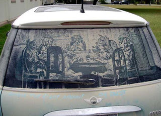 PHOTO GALLERY: Απίστευτα έργα τέχνης σε σκονισμένα αυτοκίνητα - Φωτογραφία 6