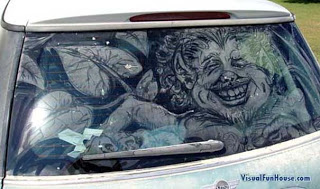 PHOTO GALLERY: Απίστευτα έργα τέχνης σε σκονισμένα αυτοκίνητα - Φωτογραφία 7
