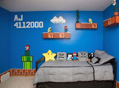 Απίστευτο δωμάτιο με διακόσμηση Super Mario - Φωτογραφία 2