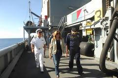 Επίσκεψη ΑΝΥΕΘΑ Φώφης Γεννηματά στη Φ/Γ «ΝΙΚΗΦΟΡΟΣ ΦΩΚΑΣ» και στο ΠΓΥ «ΠΡΟΜΗΘΕΥΣ» στη Σχοινούσα