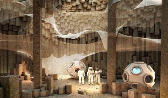 Ομάδα αρχιτεκτόνων προτείνει την κατασκευή υπόγειων σπηλαίων στον Κόκκινο Πλανήτη - Φωτογραφία 1