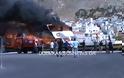 Τώρα: Φωτιά σε ημερόπλοιο στο λιμάνι της Καλύμνου