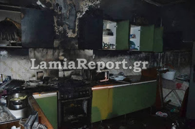Νεότερες πληροφορίες για τη πυρκαγιά σε σπίτι στη Λαμία [Video - Photos] - Φωτογραφία 10