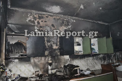 Νεότερες πληροφορίες για τη πυρκαγιά σε σπίτι στη Λαμία [Video - Photos] - Φωτογραφία 2