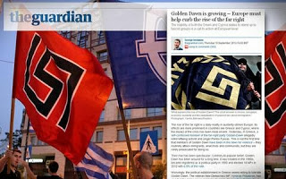 Guardian: Η Χρυσή Αυγή «ανεβαίνει» - Πρέπει να δράσει η Ευρώπη - Φωτογραφία 1