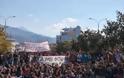 Με 2 πορείες ολοκληρώθηκαν οι απεργιακές κινητοποιήσεις για την 48ωρη απεργία στο Βόλο [video] - Φωτογραφία 1