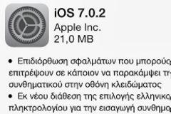 Κυκλοφόρησε το iOS 7.0.2 για iPhone, iPad, iPod