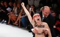 ΒΙΝΤΕΟ-Οι Femen στην επίδειξη της Nina Ricci! - Φωτογραφία 3