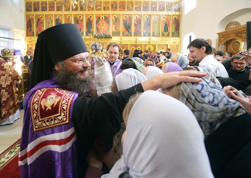 Βυζαντινή μεγαλοπρέπεια -  Η Ύψωση του Τιμίου Σταυρού στη Μόσχα (ΦΩΤΟ + ΒΙΝΤΕΟ)...!!! - Φωτογραφία 15