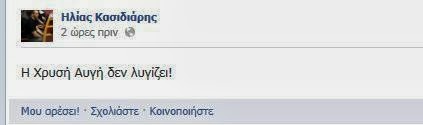 Ο Κασιδιάρης μιλάει στο τηλέφωνο και ενημερώνει το facebook... - Φωτογραφία 2