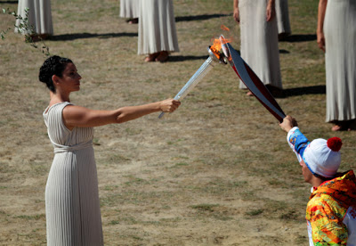 Ολυμπία:Κορυφώθηκαν οι εκδηλώσεις για την αφή της Ολυμπιακής Φλόγας - Φωτογραφία 3