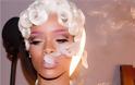 Rihanna: Με διχτυωτή, ολόσωμη φόρμα στα γυρίσματα του νέου της βίντεοκλιπ - Φωτογραφία 3