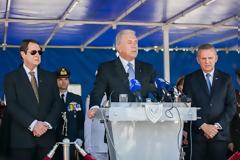 Δήλωση ΥΕΘΑ Δημήτρη Αβραμόπουλου μετά το πέρας της στρατιωτικής παρέλασης για την 53η Επέτειο Ανακήρυξης της Ανεξαρτησίας της Κύπρου