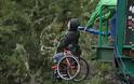 Bungee jumping με αναπηρικό αμαξίδιο - Φωτογραφία 3