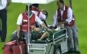 Δείτε τραυματισμό ποδοσφαιριστή που σόκαρε συμπαίκτες και αντιπάλους!