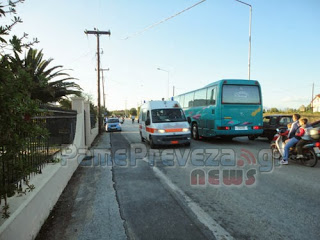 Πρέβεζα - Πριν λίγο: Τροχαίο με τραυματισμό οδηγού δικύκλου - Φωτογραφία 1