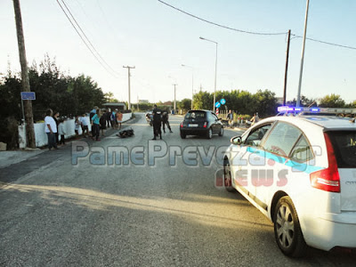 Πρέβεζα - Πριν λίγο: Τροχαίο με τραυματισμό οδηγού δικύκλου - Φωτογραφία 2