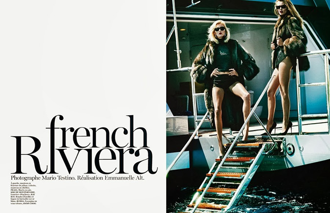 Anja Rubik-Edita Vilkeviciute: Γυμνές στη γαλλική «Vogue» - Φωτογραφία 9