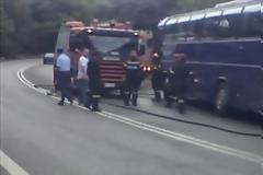Κρήτη: Φωτογραφίες από το σημείο του δυστυχήματος που στοίχισε τη ζωή του 42χρονου επιχειρηματία