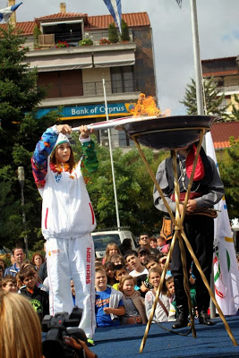 Η Ολυμπιακή Φλόγα των Χειμερινών Ολυμπιακών Αγώνων στα Γρεβενά [Video] - Φωτογραφία 4