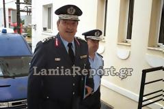 Λαμία: Στο αστυνομικό μέγαρο ο Επιθεωρητής Νοτίου Ελλάδας αντιστράτηγος Σπύρος Παπασπύρου