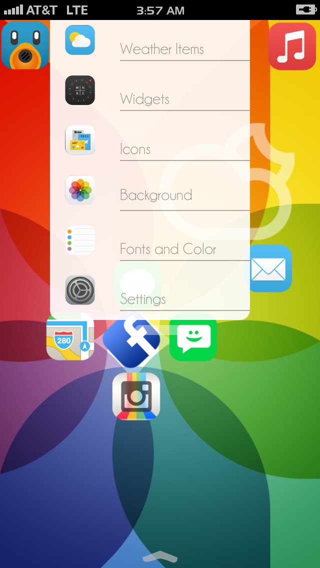 LockBuilder iOS7 Cydget: Cydia addons new - Φωτογραφία 3