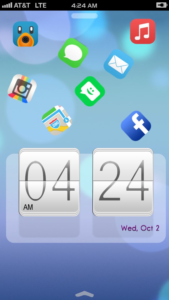 LockBuilder iOS7 Cydget: Cydia addons new - Φωτογραφία 6