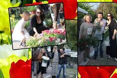 Μαρία Κορινθίου - Βάσω Κολλιδά στην έκθεση λουλουδιών! (Φωτογραφίες)