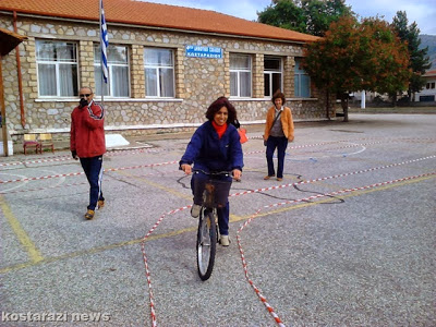Κωσταράζι - Ποδηλατοδρομία από μαθητές και δασκάλους στους δρόμους του χωριού - Φωτογραφία 8