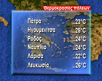 Πρόγνωση καιρού Τρίτης 8/10 - Φωτογραφία 7