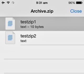 Το ios 7 έχει ενσωματωμένη υποστήριξη αρχείων zip - Φωτογραφία 3
