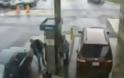 Πάτησε το κουμπί κινδύνου σε βενζινάδικο [Video]