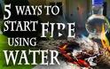 VIDEO: Πως να ανάψετε μια φωτιά χρησιμοποιώντας… νερό!