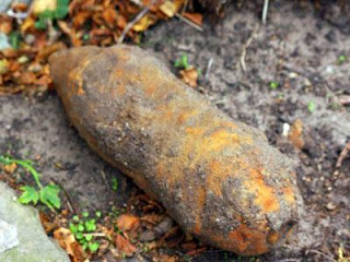 Κηπουρός βρίσκει βόμβα του Β΄ Παγκοσμίου Πολέμου - Φωτογραφία 1