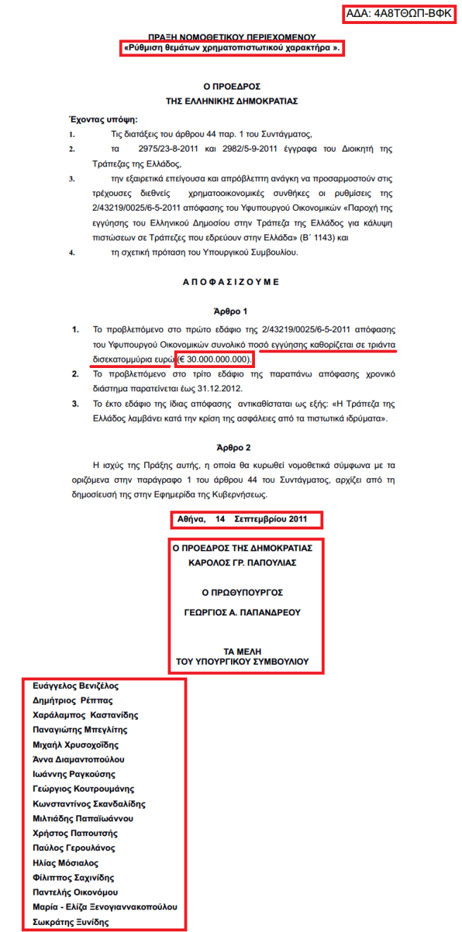 34 πράξεις νομοθετικού περιεχομένου που κατέλυσαν το σύνταγμα! - Φωτογραφία 3