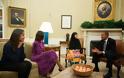 Το ζεύγος Ομπάμα υποδέχθηκε τη Μαλάλα