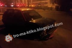 Αναγνώστης μας στέλνει φωτογραφίες από το σημείο όπου έγινε νωρίτερα τροχαίο ατύχημα