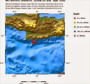 ΠΡΙΝ ΛΙΓΟ: Σεισμική δόνηση και στο Τυμπάκι - Φωτογραφία 2