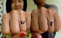 Ζευγάρια που έκαναν τατουάζ αντί για βέρες (φωτο) - Φωτογραφία 18