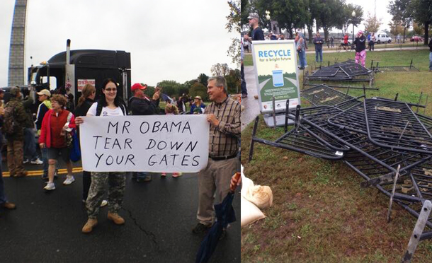 ΗΠΑ: Διαδηλωτές μπροστά απο τον Λευκό Οίκο! - Φωτογραφία 1