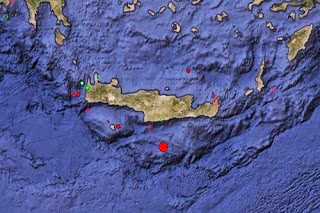 Ο σεισμός χτύπησε έξι φορές τη νύχτα στην Κρήτη - Φωτογραφία 1
