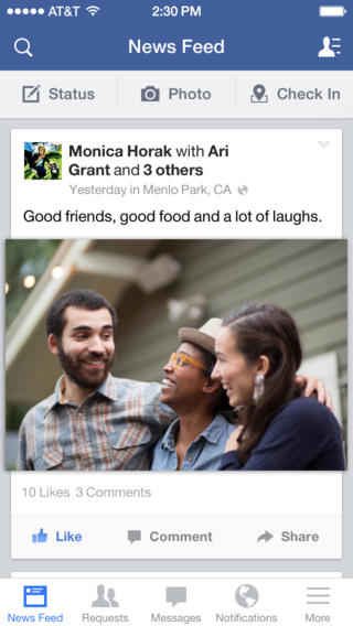 Facebook: AppStore update v6.6 - Φωτογραφία 4