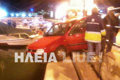 Κυλλήνη: Παρ' ολίγον τραγωδία στο λιμάνι τη νύχτα – Αυτοκίνητο τσούλησε προς τη θάλασσα - Φωτογραφία 4