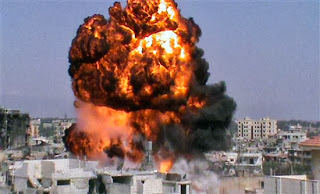 Έκρηξη σε προάστιο της Δαμασκού - Φωτογραφία 1