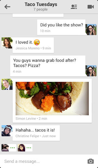 Hangouts: AppStore update v 1.3.0 - Φωτογραφία 4
