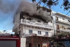 Φωτιά σε διαμέρισμα πολυκατοικίας στα Χανιά